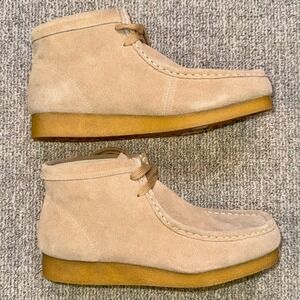 Project Cloud Wally Boot Tan Suede Wallabee Chukka Moc Toe Womens 7.5 NWOT
